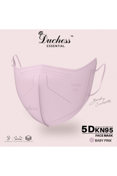 FACE MASK EARLOOP KN95 - BABY PINK